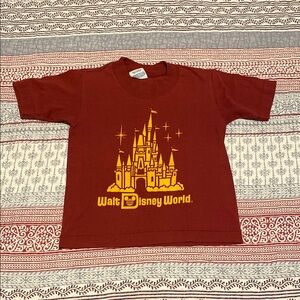 Disney Red and Yellow Short Sleeve Tee